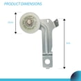 thumbnail image 2 of W10837240 Dryer Idler Pulley with Bracket Replaces W10547290 W10118754 W10118756 W10547287, 2 of 4