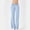 ZA-Light Blue-jeans for women, variant on Yourumao Stretchy Straight Leg Jeans for Women Elastic Waisted Jeans Loose Fit Denim Pants Yoga Work Out Jeans with Pocket