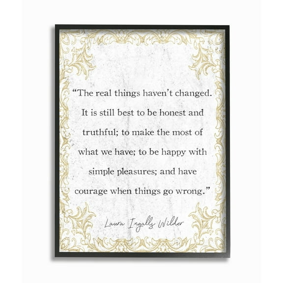 Stupell Real Things Foil Look Framed Giclee Texture Art 16 x 20