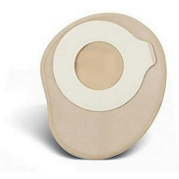 Esteem Synergy   Filtered Ostomy Pouch, Two-Piece System, 6 Inch Length, Mini, Closed End, Beige, 30 Count