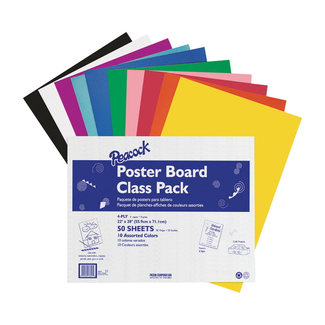 Pacon Poster Board Class Pack, 22