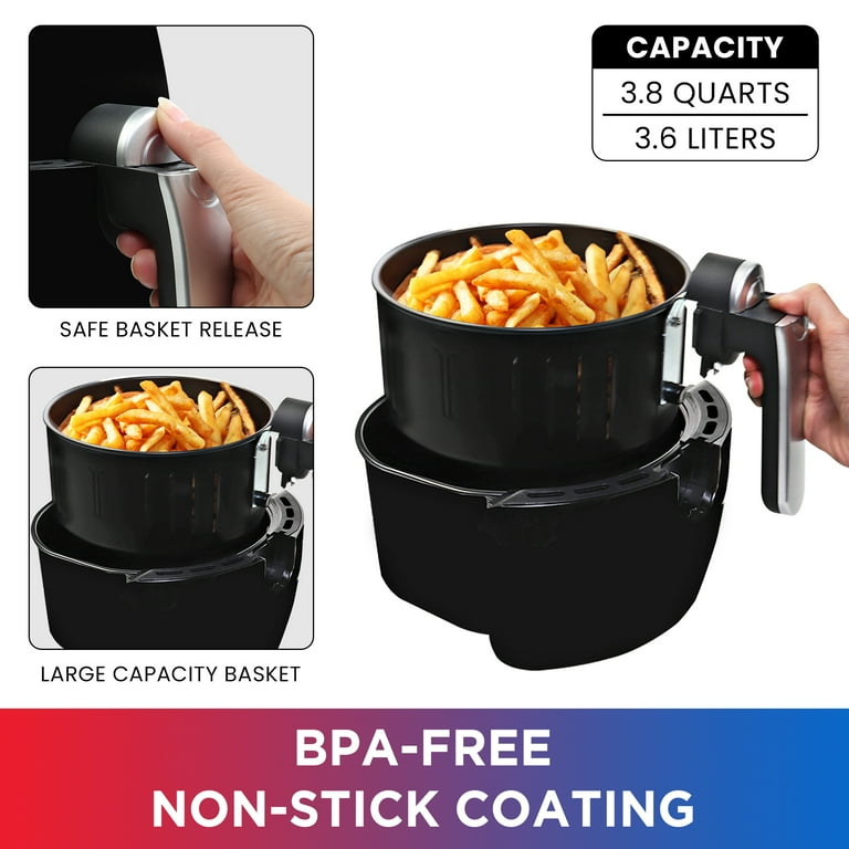 NutriCook Air Fryer, Touch control, 3.6L, 1500W, Stanless Steel - eXtra  Saudi