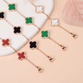 thumbnail image 3 of Pulsera de moda para mujer, chapada en oro, ajustable, con incrustaciones de concha, joyería para mujeres y niñas, regalos del día de la madre (blanco), 3 of 5