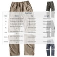 thumbnail image 3 of YABCSAZ Mens Convertible Cargo Pants Quick Dry Zip Off Legs 2 in 1 Hiking Pants Elastic Waist Multi Pocket Lightweight Outdoor Pants Camping Fishing Mountain Climbing Tactical Pants Trousers Travel, 3 of 9