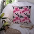 thumbnail image 3 of Carolines Treasures BB7501PW1414 Watercolor Diva Lipstick  Fabric Decorative Pillow  14Hx14W multicolor, 3 of 4