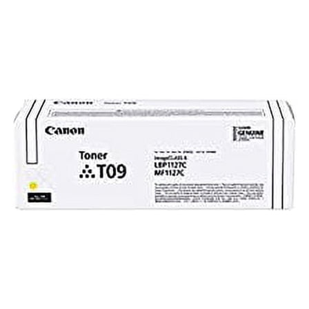Canon T09 Original High Yield Laser Ink Cartridge, Yellow, 1 Pack, 5900 Pages