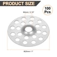 thumbnail image 2 of 100pcs Plaster Washers 1 Inch Plaster Repair Rings Buttons Zinc Plated Metal Washer Flat Profile Washers for Wall Ceiling Drywall Repair, 2 of 6