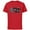 Red, variant on Star Wars Logo AT-AT Walker Battle - Short Sleeve Cotton T-Shirt for Adults - Customized-Athletic Heather