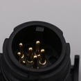 thumbnail image 2 of Convertidor De Adaptador De Enchufe De 12V, 13 A 7 Pines, Conector De Remolque A Prueba De Agua, Enchufe De Remolque De Orificio Redondo Estándar Europeo Guardurnaity VI004683-00, 2 of 6