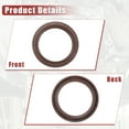 thumbnail image 6 of Unique Bargains 2pcs Engine Crankshaft Seal No.9031138059 for Toyota Corolla 1998-2008 for Scion XB 4 Cyl 2.4L 2008-2013 Brown, 6 of 6