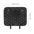 thumbnail image 2 of OUNONA Back Seat Car Organizer Black with Protective Seat Cover and Convenient Storage Pockets, 2 of 6