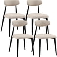 thumbnail image 3 of Set of 4 Modern Dining Chairs with Curved Design / Comfortable for Kitchen and Living Spaces, 3 of 5