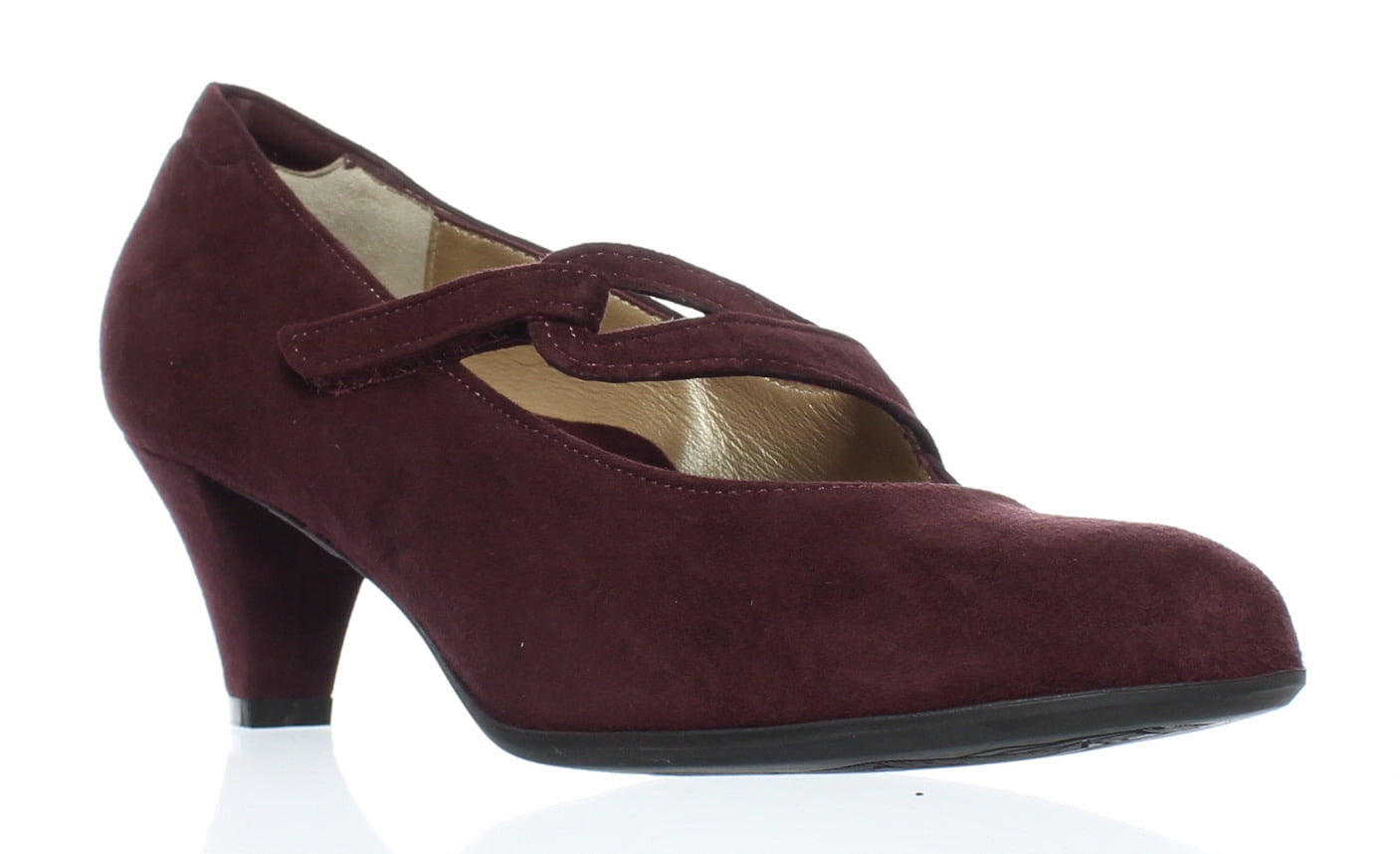 suede mary jane heels