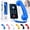 Blue, variant on Retro Phone Handset for iPhone & Android, USB-C Vintage Phone Receiver, Wired Cell Phone Handset for Calls, Meetings & Office