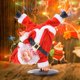 thumbnail image 5 of Navidad eléctrica Adorno de muñeca de Papá Noel Canto Baile Juguetes de Navidad Navidad Hogar Decoración de vacaciones Niños Música linda Juguete de regalo para niños JAMW Sencillez, 5 of 5