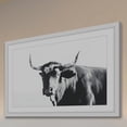 thumbnail image 2 of "Steer Face" Framed Painting Print, 2 of 2