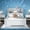 White, variant on Sailvan Twin Wood Platform Bed Frame with LED Light and Storage Headboard White