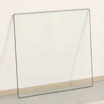 TesNus Glass Table Top Square Clear Tempered Replacement with Anti Slip Pads for Dining Kitchen Patio Coffee Table