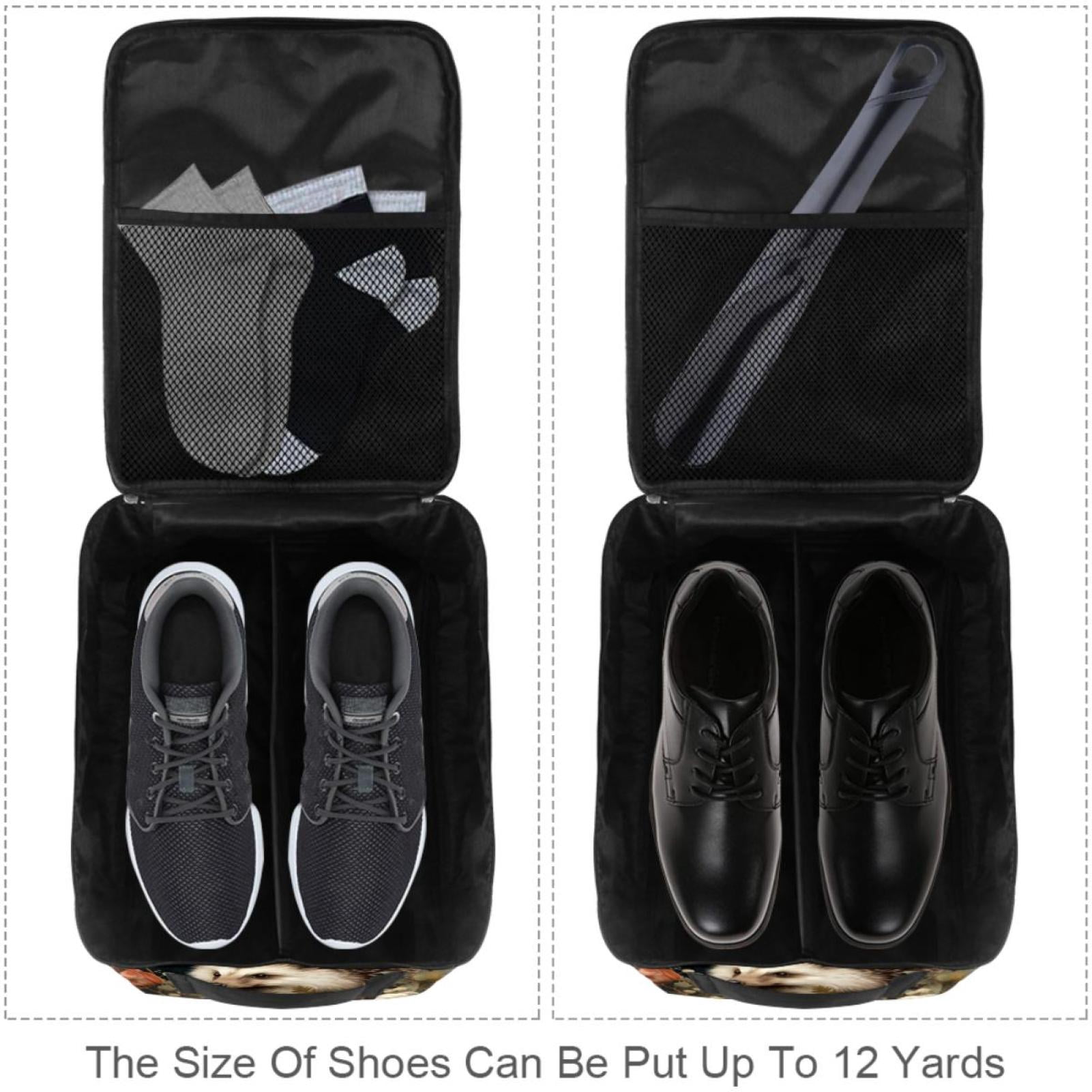 Hedgehog Polyester Shoe Boxes 23x31cm 9x12in - Storage Organizer for Shoes - Durable and Spacious Container for Footwear