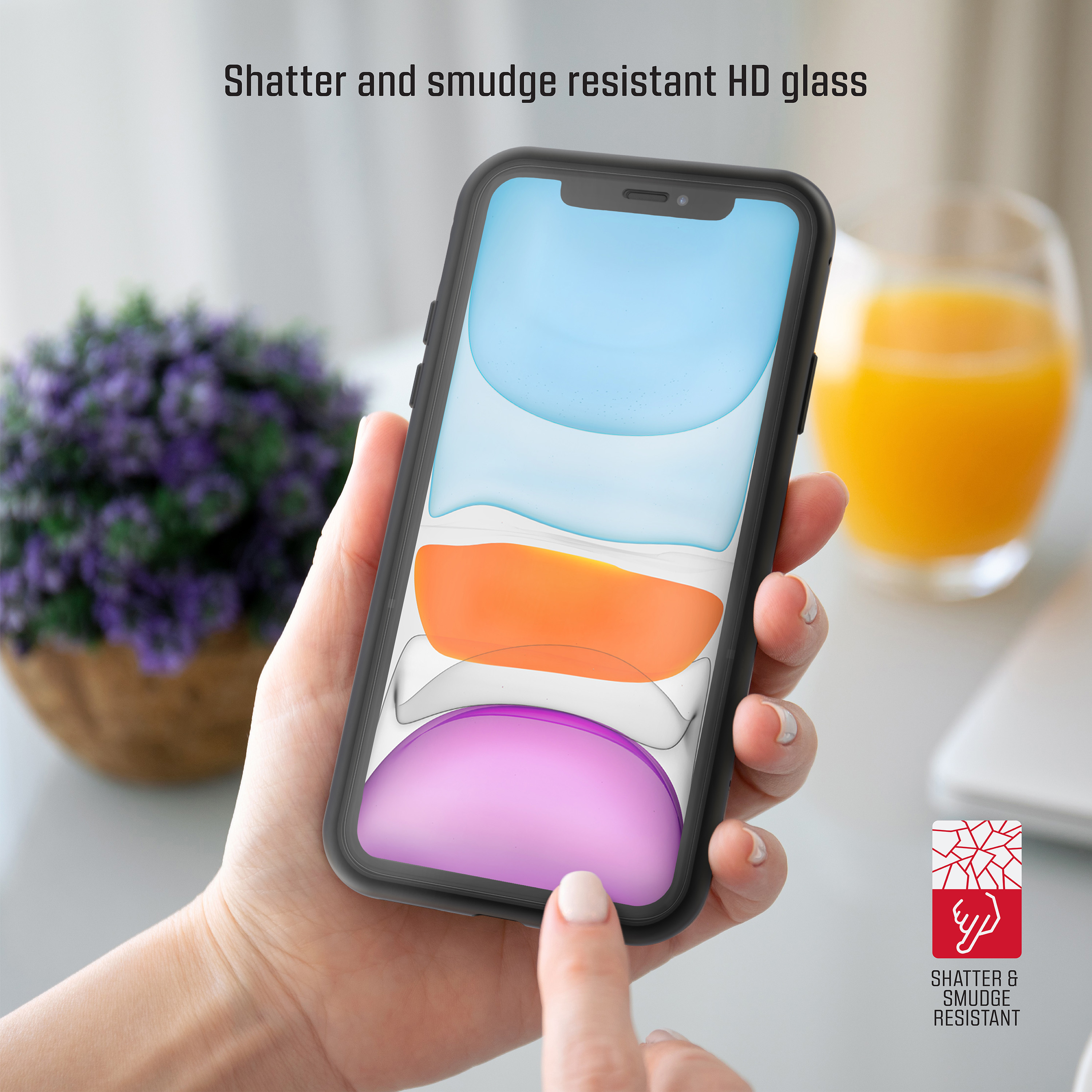 ProGlass 360 – Full Body Shock-Absorbing Magnetic Phone Case with 360° Protection, Shatter & Smudge Resistant HD Glass Screen Protector, Sleek & Lightweight Design for iPhone 11