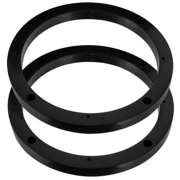 Arborister 1 Pair Speaker Adapter 6.5 Inch Car Speaker Spacer Ring Plastic Speaker Adapter