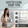 thumbnail image 5 of Granitestone 16Qt Large Glass Air Fryer Non Toxic – Family Sized Airfryer Cooker with 3 Cooking Levels, Stainless Steel Racks, Chicken, No Preheat, Self Cleaning, Dishwasher Safe, Silver, 5 of 9