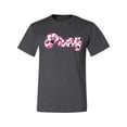 thumbnail image 2 of Wild Bobby, Pray Bubble Letters Inspirational/Christian Men Graphic Tee, Heather Black, Small, 2 of 6