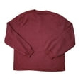 thumbnail image 2 of Coleman Men's Long Sleeve Sherpa Lined Secure Chest Pocket Crew Sweatshirt (Port Heather, XL), 2 of 3