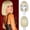 Blonde, variant on Bob wig with bangs, women's short bob wig | 12-inch short bob wig with bangs, straight synthetic wig, adjustable straps, suitable for everyday wear and parties.