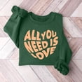 thumbnail image 1 of Meichang Sweatshirts pour Femmes, Sweatshirt de la Saint-Valentin, Sweatshirt Imprimé Amour Doux, Manches Longues, Col Rond, Sweatshirts de Vacances en Solde, 1 of 3