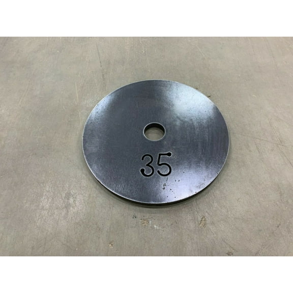 35 Lb Olympic Weight Plates Set of 2 with 2" Center Hole