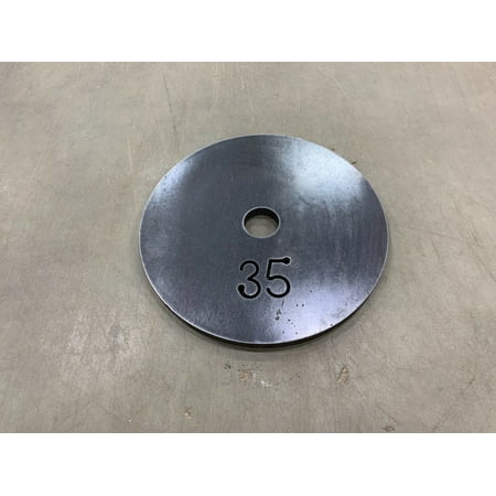 35 Lb Olympic Weight Plates Set of 2 with 2" Center Hole