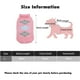 thumbnail image 2 of Suéter de punto cálido antiadherente abrigo de piel para cachorros ropa para perros y gatos rosa L, 2 of 5