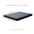 thumbnail image 4 of Ashley Sleep 5-Inch Low Profile Metal Mattress Foundation, California King Size, Easy Assembly, Black, 4 of 4