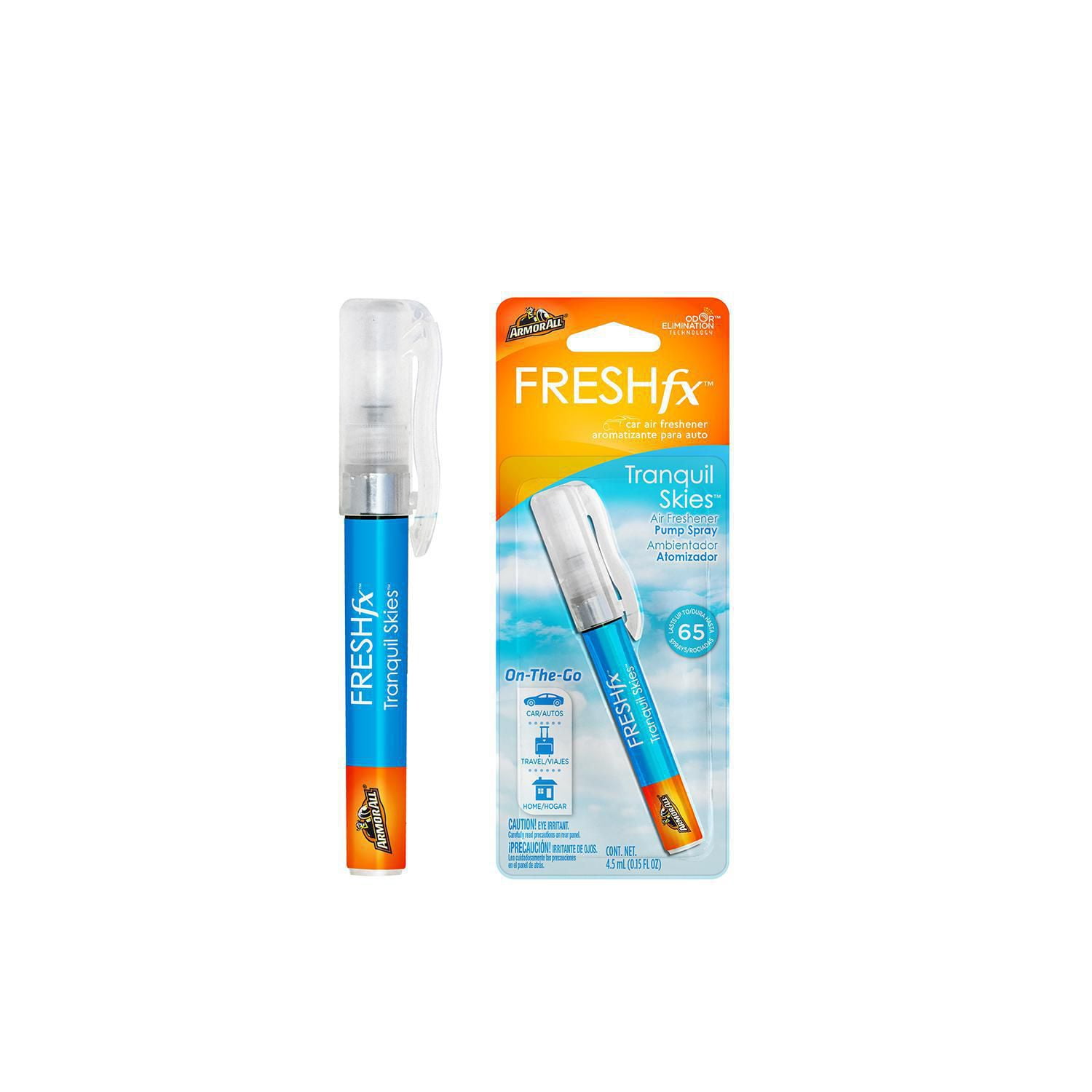 Armor All FRESH fx OntheGo Car Air Freshener Pump Spray Tranquil