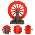 thumbnail image 3 of Miangastore Decorative Fake Windmill Resin Aquarium Decor 1Pack 4X2.6X2.4In, 3 of 8