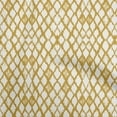 thumbnail image 1 of oneOone Silk Tabby Dark Mustard Fabric Asian Ikat Sewing Fabric By The Yard Printed Diy Clothing Sewing Supplies 42 Inch Wide, 1 of 4