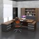 thumbnail image 5 of Executive Supplies Office Desk Floor Monitor Organizers Reception Computer Desks Free Shipping Luxury Mesa Escritorio Furniture My Lux Decor Round, 5 of 16