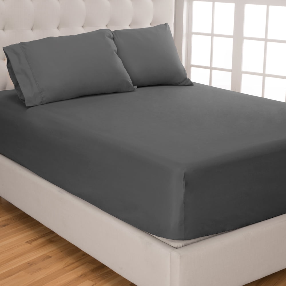 2 Fitted Sheets + Pillowcase Set Split King Adjustable Bed Set