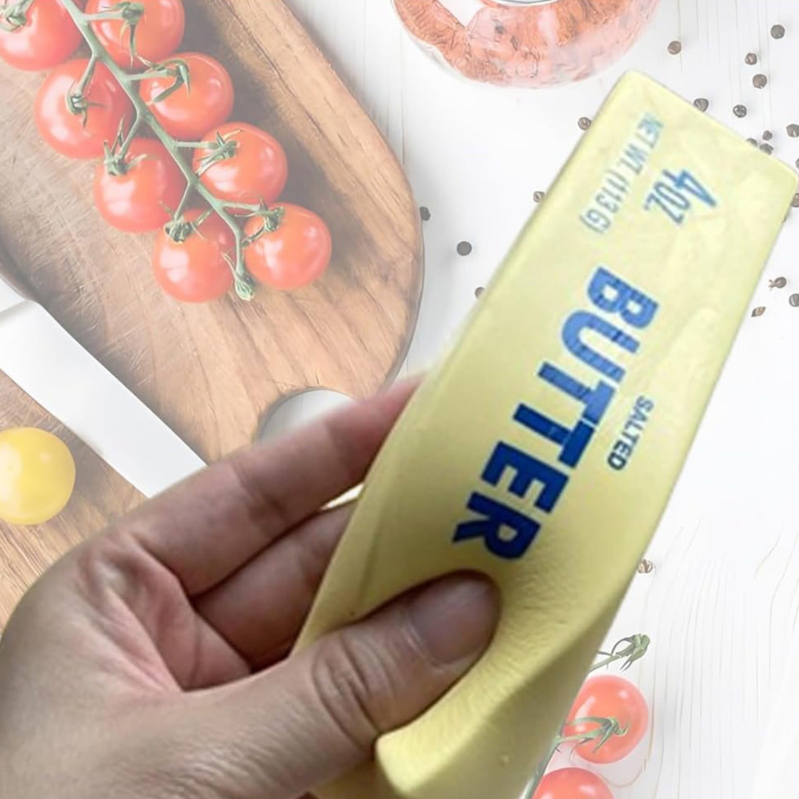 Squeeze Butter Toys Stress Relief, Adults Butter Stick Slow Rising Figure Stress Relief Fidget Toys for Anxiety Relief Hand Relax Salted Butter Bar Soft Foam Stick Squeeze Ball (Yellow)