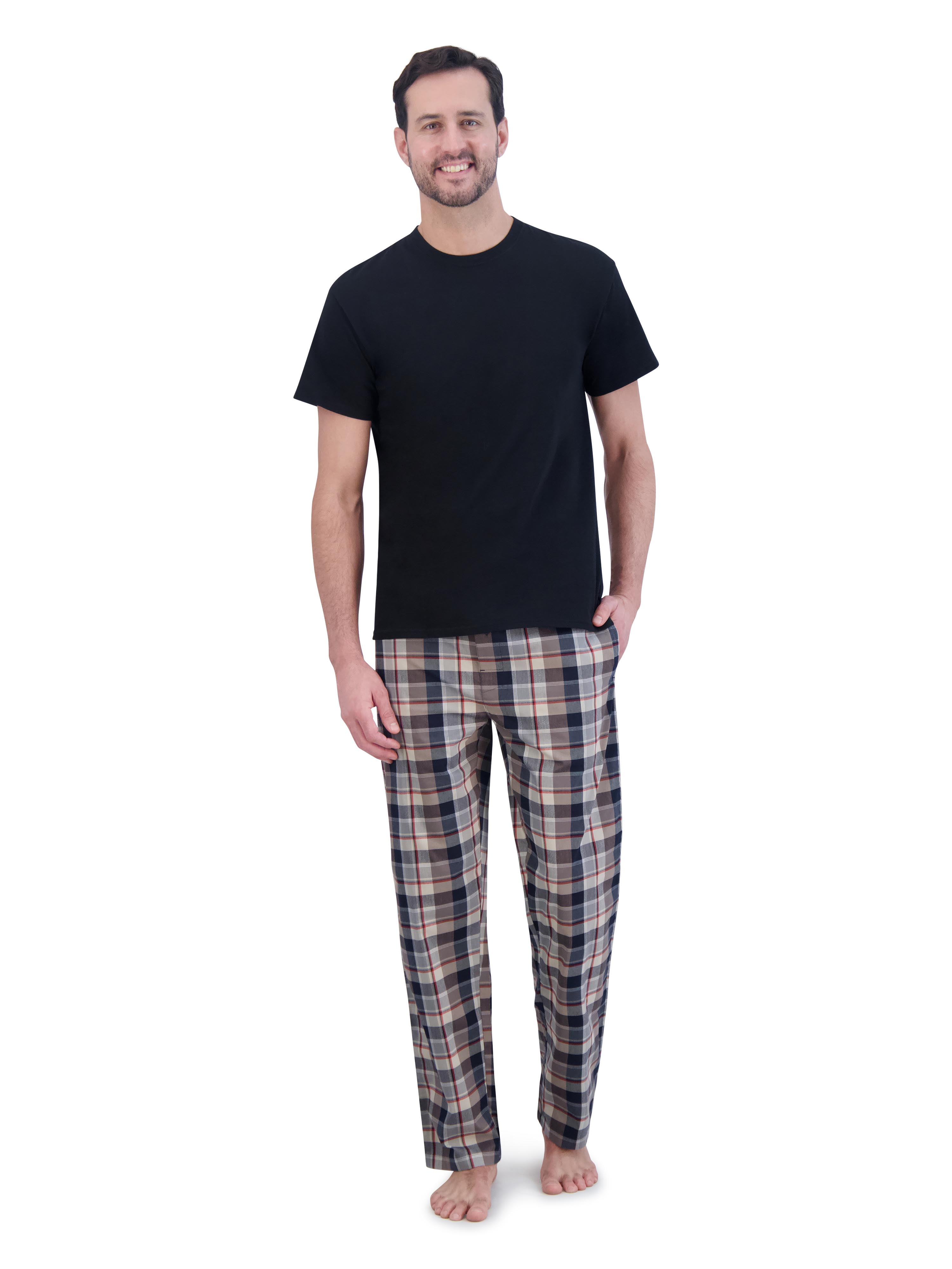 Hanes Men's Stretch Woven Sleep Pants, Sizes S-2XL
