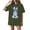Army Green #217, variant on Easter Ladies Shirts Plus Size Short Sleeve Spring T Shirt Funny Fashion Bunny Tee Eggs Cute Crew Neck Blouses Light Gray M