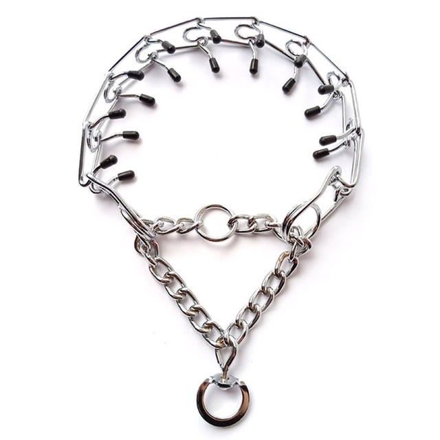 Collar De Perro Collar de perro de acero inoxidable pastor alemán eslabones ajustables Collar de pellizco de punta Tmvgtek Libre de BPA