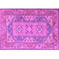 thumbnail image 1 of Ahgly Company Indoor Rectangle Oriental Purple Traditional Area Rugs, 5' x 8', 1 of 4
