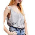 thumbnail image 2 of Camiseta sin mangas acanalada Free People gris pequeña, 2 of 2
