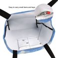 thumbnail image 6 of FORMRS Womens Canvas Tote Bag with Zipper Inner Pocket Shoulder Handbag, Blue Sky and River, 6 of 7