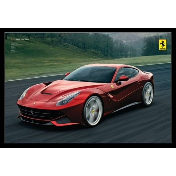Ferrari - F12 Berinetta Laminated & Framed Poster (24 x 36)