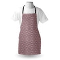 thumbnail image 4 of Abstract Apron, Classic Geometric and Ornamental Flower Inspired Formations, Unisex Kitchen Bib with Adjustable Neck for Cooking Gardening, Adult Size, Sky Blue Burnt Sienna, by Ambesonne, 4 of 4