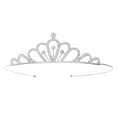 thumbnail image 1 of Miangastore Crowns Women Rhinestone Silver Anniversary 1Pcs 4.9x1.2in, 1 of 8