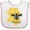 White and Pink, variant on Inktastic Honeycomb Bee Happy Boys or Girls Baby Bib